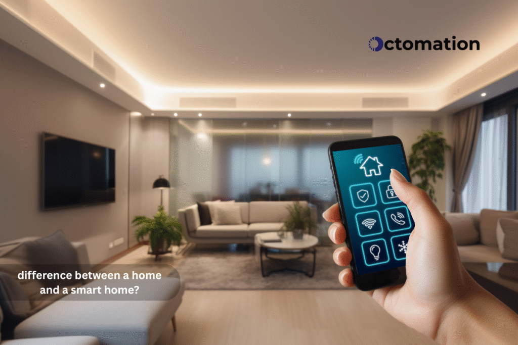 What is the difference between a home and a smart home?
